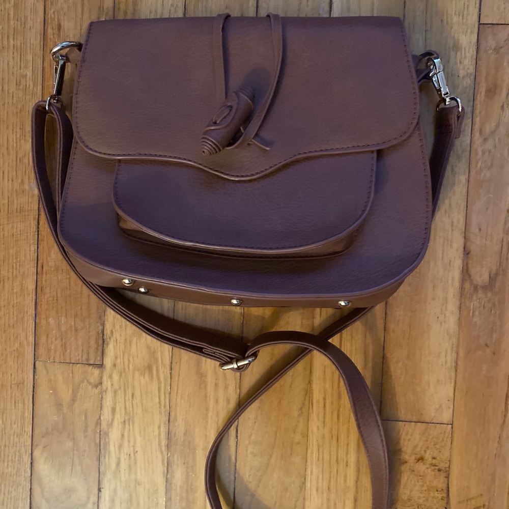 Brown Vintage Crossbody Purse